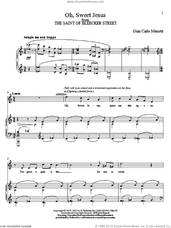 Cover icon of Oh, Sweet Jesus sheet music for voice and piano by Gian Carlo Menotti, classical score, intermediate skill level