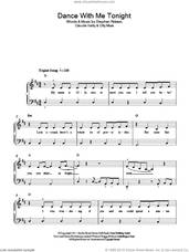 Cover icon of Dance With Me Tonight sheet music for piano solo by Olly Murs, Claude Kelly and Steve Robson, easy skill level