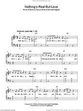 Cover icon of Nothing's Real But Love sheet music for piano solo by Rebecca Ferguson and Francis White, easy skill level