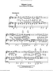 Cover icon of Warm Love sheet music for voice, piano or guitar by Van Morrison, intermediate skill level