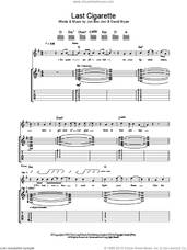 Cover icon of Last Cigarette sheet music for guitar (tablature) by Bon Jovi and David Bryan, intermediate skill level