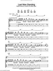 Cover icon of Last Man Standing sheet music for guitar (tablature) by Bon Jovi and Billy Falcon, intermediate skill level