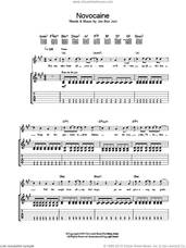 Cover icon of Novocaine sheet music for guitar (tablature) by Bon Jovi, intermediate skill level