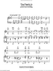 Cover icon of The Fleet's In sheet music for voice, piano or guitar by The Johnson Brothers, Johnny Mercer and Victor Schertzinger, intermediate skill level