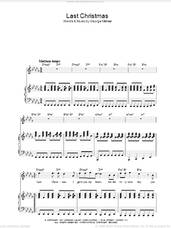 Cover icon of Last Christmas sheet music for voice, piano or guitar by George Michael and Wham!, intermediate skill level