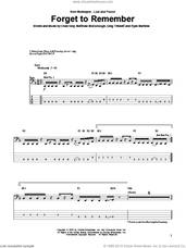 Cover icon of Forget To Remember sheet music for bass (tablature) (bass guitar) by Mudvayne, Chad Gray, Greg Tribbett, Matthew McDonough and Ryan Martinie, intermediate skill level