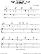 Cover icon of Our Kind Of Love (from The Beautiful Game) sheet music for voice, piano or guitar by Andrew Lloyd Webber and Ben Elton, intermediate skill level