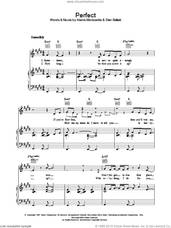 Cover icon of Perfect sheet music for voice, piano or guitar by Alanis Morissette and Glen Ballard, intermediate skill level