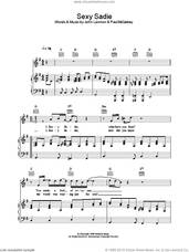 Cover icon of Sexy Sadie sheet music for voice, piano or guitar by The Beatles, John Lennon and Paul McCartney, intermediate skill level