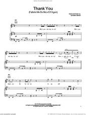 Cover icon of Thank You (Falletin Me Be Mice Elf Again) sheet music for voice, piano or guitar by Sly & The Family Stone and Sylvester Stewart, intermediate skill level