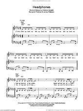 Cover icon of Headphones sheet music for voice, piano or guitar by Little Boots, Benjamin Ruttner, James Patterson and Victoria Hesketh, intermediate skill level