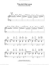 Cover icon of Ain't No Love sheet music for voice, piano or guitar by David Gray, intermediate skill level