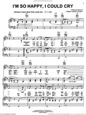 Cover icon of I'm So Happy, I Could Cry sheet music for voice, piano or guitar by Robert Nassif-Lindsey, intermediate skill level