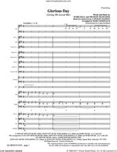 Cover icon of Glorious Day (Living He Loved Me) (arr. Mary McDonald) (complete set of parts) sheet music for orchestra/band by Casting Crowns, Mark Hall, Michael Bleaker and Mary McDonald, intermediate skill level