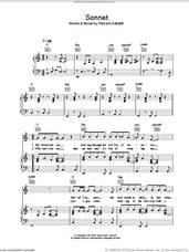 Cover icon of Sonnet sheet music for voice, piano or guitar by The Verve and Richard Ashcroft, intermediate skill level