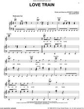 Cover icon of Love Train sheet music for voice, piano or guitar by O'Jays, Kenneth Gamble and Leon Huff, intermediate skill level