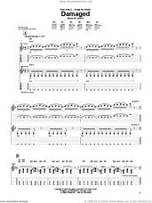 Cover icon of Damaged sheet music for guitar (tablature) by John5, intermediate skill level