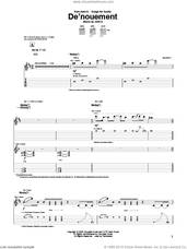 Cover icon of De'nouement sheet music for guitar (tablature) by John5, intermediate skill level