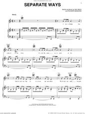 Cover icon of Separate Ways sheet music for voice, piano or guitar by Elvis Presley, Red West and Richard Mainegra, intermediate skill level