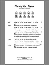 Cover icon of Young Man Blues sheet music for guitar (chords) by The Who and Mose Allison, intermediate skill level