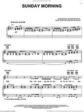 Cover icon of Sunday Morning sheet music for voice, piano or guitar by Earth, Wind & Fire, Allee Willis, Maurice White and Sheldon Reynolds, intermediate skill level