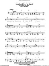 Cover icon of You See I Am No Ghost sheet music for voice and other instruments (fake book) by Andrew Lloyd Webber and David Zippel, intermediate skill level