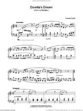 Cover icon of Doretta's Dream (from La Rondine) sheet music for piano solo by Giacomo Puccini, classical score, intermediate skill level