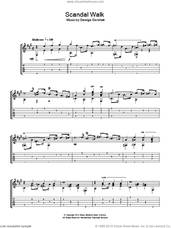Cover icon of Scandal Walk sheet music for guitar solo (chords) by Jerry Willard and George Gershwin, easy guitar (chords)