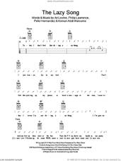 Cover icon of The Lazy Song sheet music for ukulele (chords) by The Ukuleles, Ari Levine, Keinan Abdi Warsame, Peter Hernandez and Philip Lawrence, intermediate skill level