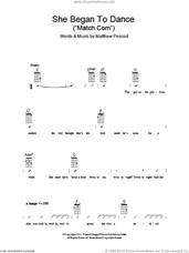 Cover icon of She Began To Dance sheet music for ukulele (chords) by The Ukuleles and Matthew Pescod, intermediate skill level