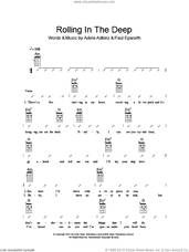 Cover icon of Rolling In The Deep sheet music for ukulele (chords) by The Ukuleles, Adele, Adele Adkins and Paul Epworth, intermediate skill level