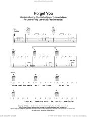 Cover icon of Forget You sheet music for ukulele (chords) by The Ukuleles, Cee Lo Green, Ari Levine, Chris Brown, Peter Hernandez, Philip Lawrence and Thomas Callaway, intermediate skill level