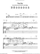Cover icon of The City sheet music for guitar (tablature) by Ed Sheeran and Jake Gosling, intermediate skill level