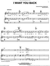 Cover icon of I Want You Back sheet music for voice, piano or guitar by 'N Sync, Dennis Pop and Max Martin, intermediate skill level