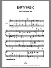 Cover icon of Empty Music sheet music for piano solo by Chilly Gonzales and Jason Beck, intermediate skill level