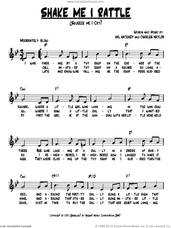 Cover icon of Shake Me I Rattle (Squeeze Me I Cry) sheet music for voice and other instruments (fake book) by Charles Naylor and Hal Clayton Hackady, intermediate skill level