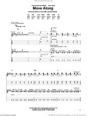 Cover icon of Move Along sheet music for guitar (tablature) by The All-American Rejects, Nick Wheeler and Tyson Ritter, intermediate skill level