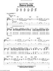 Cover icon of Dance Inside sheet music for guitar (tablature) by The All-American Rejects, Nick Wheeler and Tyson Ritter, intermediate skill level