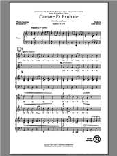 Cover icon of Cantate Et Exultate sheet music for choir (2-Part) by Ken Berg, intermediate duet