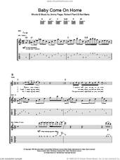 Cover icon of Baby Come On Home sheet music for guitar (tablature) by Led Zeppelin, Bert Berns, Jimmy Page and Robert Plant, intermediate skill level
