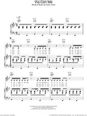 Cover icon of Via Con Me sheet music for voice, piano or guitar by Paolo Conte, intermediate skill level