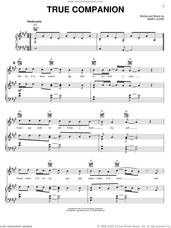 Cover icon of True Companion sheet music for voice, piano or guitar by Marc Cohn, intermediate skill level