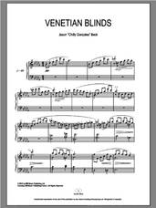 Cover icon of Venetian Blinds sheet music for piano solo by Chilly Gonzales and Jason Beck, classical score, intermediate skill level