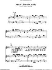 Cover icon of Fell In Love With A Boy sheet music for voice, piano or guitar by Joss Stone and Jack White, intermediate skill level