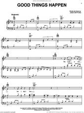 Cover icon of Good Things Happen sheet music for voice, piano or guitar by Dierks Bentley and Jamie Hartford, intermediate skill level