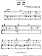 Cover icon of 3:42 AM (Writer's Block) sheet music for voice, piano or guitar by MercyMe, intermediate skill level