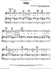 Cover icon of You sheet music for voice, piano or guitar by The Afters, intermediate skill level