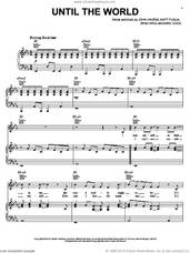 Cover icon of Until The World sheet music for voice, piano or guitar by The Afters, intermediate skill level