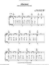 Cover icon of Aftenland - Aftenlandet Under Himlens Bue sheet music for voice, piano or guitar by Hans Dal and Poul Feldvoss, intermediate skill level