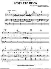 Cover icon of Love Lead Me On sheet music for voice, piano or guitar by The Afters, intermediate skill level